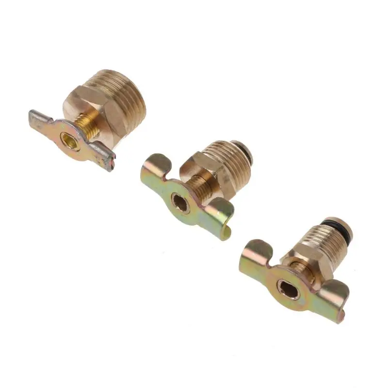 NPT 1/4 &quot3/8&quot 1/2 ''сплошной латунный Компрессор Воздушный бак фитинги дренажный