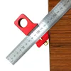 Carpentry DIY Woodworking Angle Scriber Steel Ruler Positioning Block Line Scriber Gauge Aluminum Alloy For Measuring Tools ► Photo 2/6