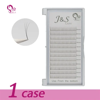 

J&S 2017Hot Sale fashion Natural Soft False Eyelash Extension Lashes Flase Eyelashes 3D Pre MadeFans For Women Brand New