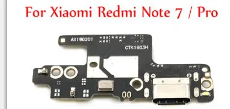 Для Xiaomi Redmi GO 7A Note 4X5 6 7 Pro док-станция с разъемом usb порт для зарядки Flex для Redmi Note 3 Pro SE 152 мм специальный - Цвет: Redmi Note 7 Pro