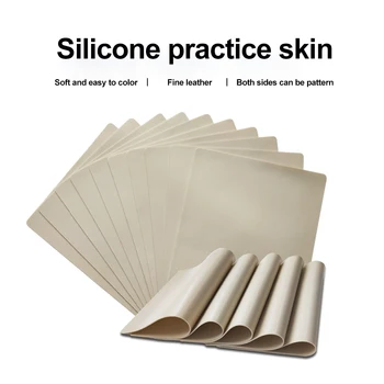 

Top Quality 10pcs Permanent Makeup Eyebrow Lips Blank Tattoo Practice Skin Sheet for Needle Machine Supply Kit
