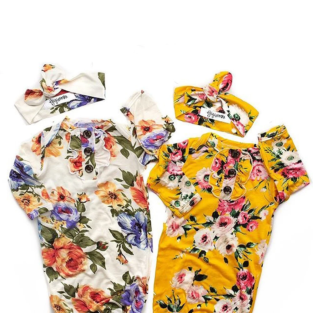 Brand New Baby Sleeping Bags 0-6 Months Pure Cotton NewBorn Baby Boy Girl Swaddle Blanket Wrap Cotton Print Bow Fashion Hot