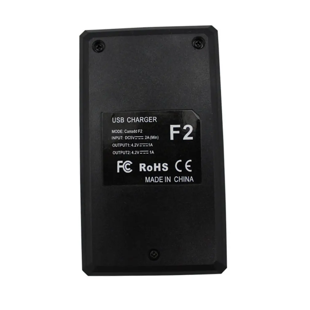 Многофункциональное умное usb-устройство для Батарея Зарядное устройство для 18650/18500/16340/14500 литий-ионный аккумулятор Батарея двойной слот Портативный Зарядное устройство