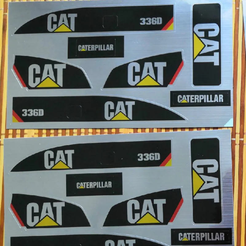 For Huina 550 15 Channel RC Excavator Amewi Decals 1/14 CAT 320D Sticker BEU 