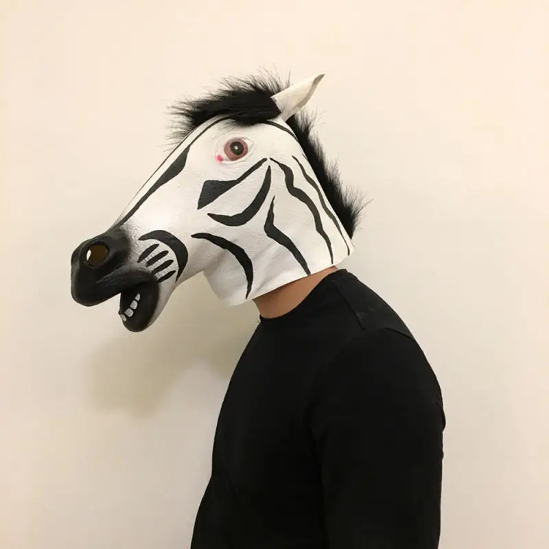 Хэллоуин ужасная маска Страшные вечерние платья с привидениями инструмент избежать кровавый ужасный Голова Крышка макияж события декоративные украшения Декор