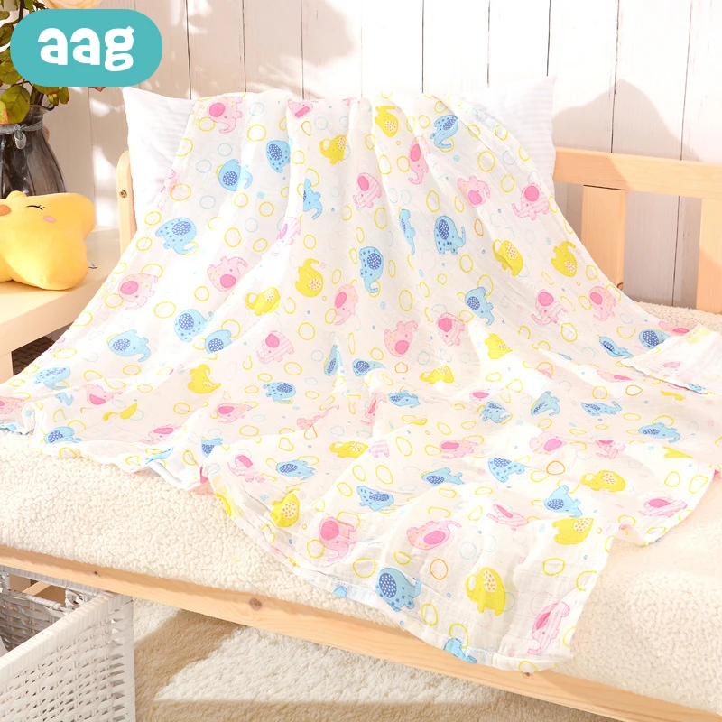 AAG 110*120 см мусульманское хлопковое детское банное полотенце, детское Двухслойное полотенце для малышей, детское полотенце для кормления, детское одеяло
