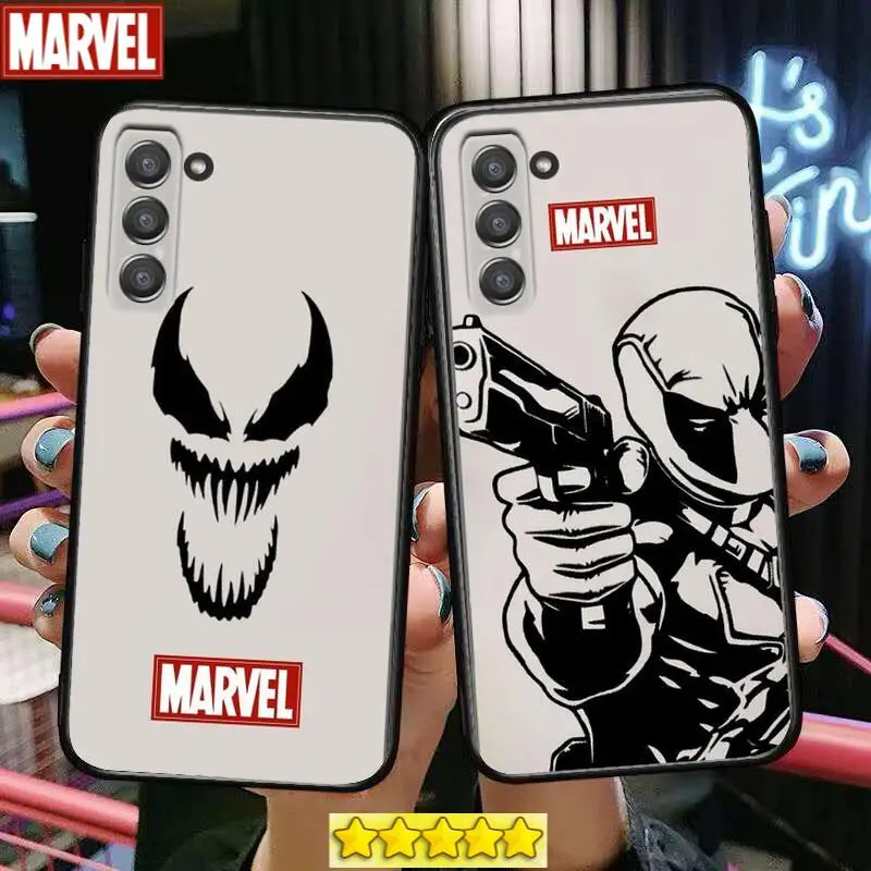 Чехол для телефона Marvel Железный человек Человек-паук корпус SamSung Galaxy S8 S9 S10E S20 S21 S5