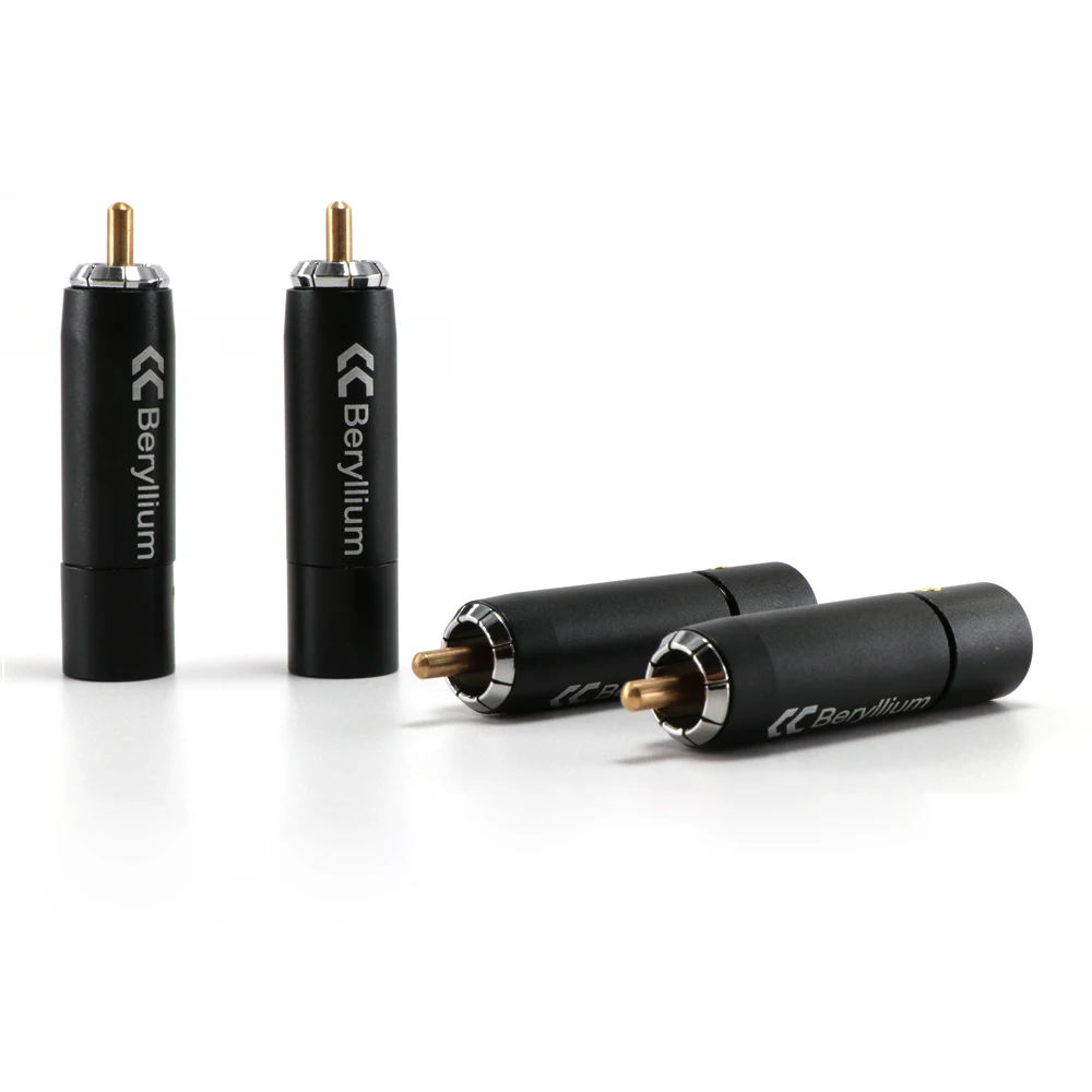 4 шт. штекеры RCA из Бериллиевого сплава|plug|plug rca |