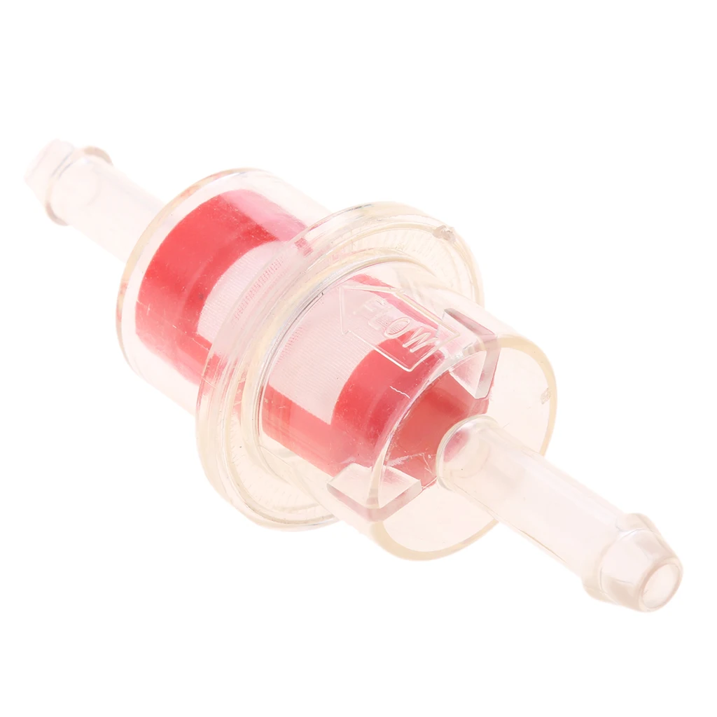 Plastic Motorcycle Petrol Fuel Filter Element For 0.23''and 0.31'' Pipes