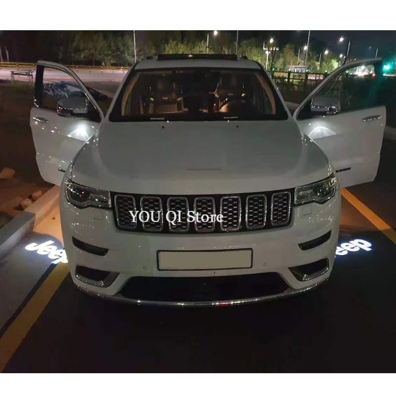 Светодиодная автомобильная лампа для зеркала заднего вида 2 шт. теневая Jeep Grand