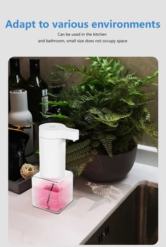 

USB charging automatic sensor soap dispenser foam soap dispenser with foam used in bathroom kitchen soap dispenser dispenser