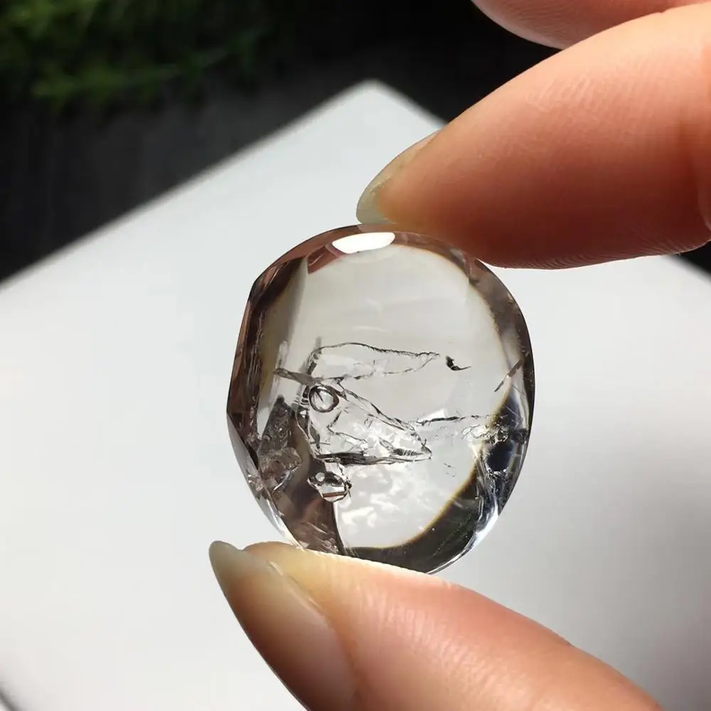 

Natural enhydros crystal Random shape flowing bubble healing minerals magic stone Room Decoration