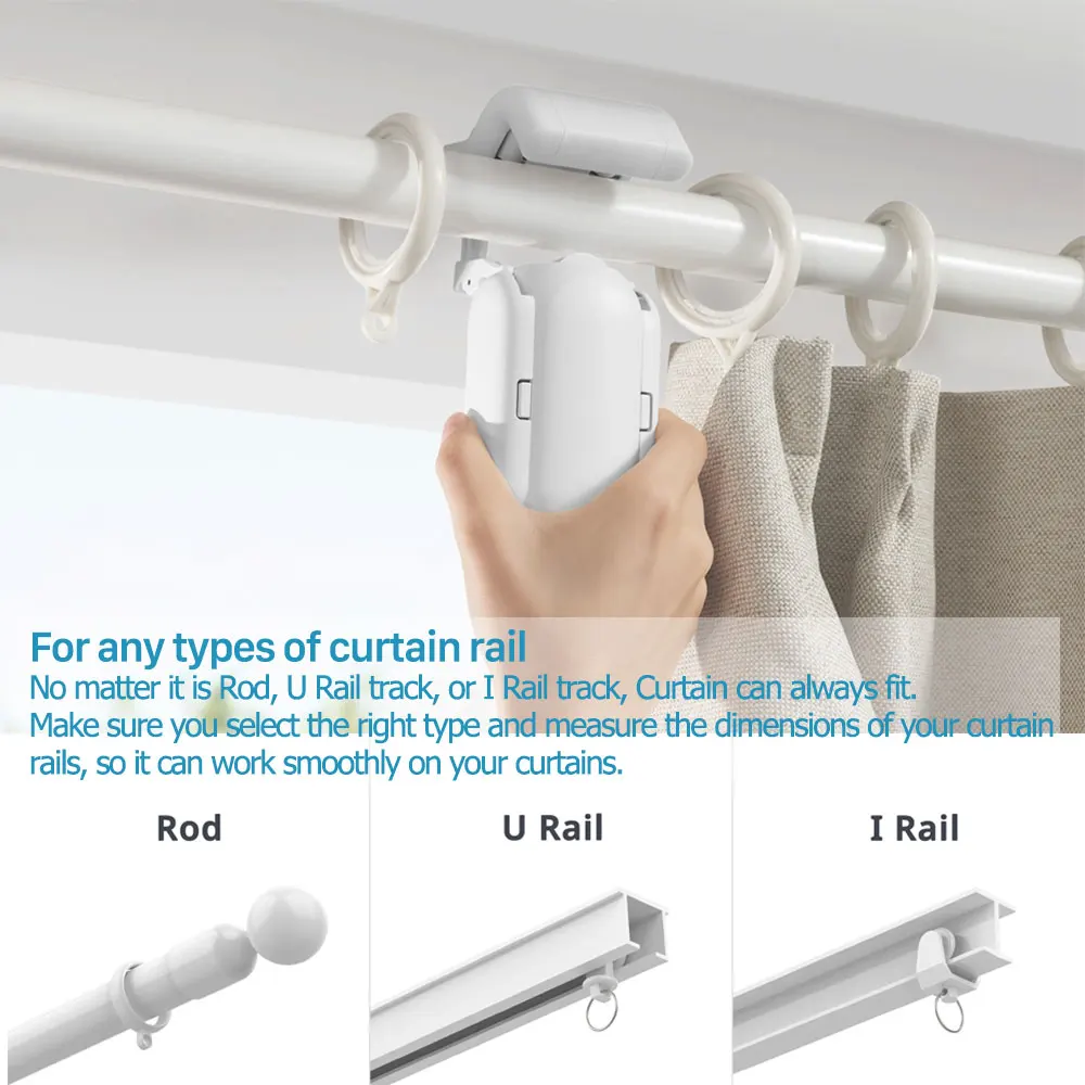 rail curtains