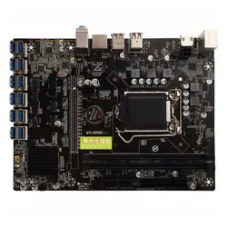 Carte mère B250C pour ordinateur, avec 12 emplacements graphiques, Interface usb 3.0 vers PCI E, fabrication soignée 