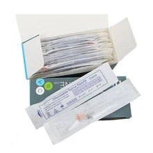 10 pcs/Box China blunt tip filter cannula thread needle 23g 25g 30g Plain Ends Noctched Endo Needle Tip Syringe