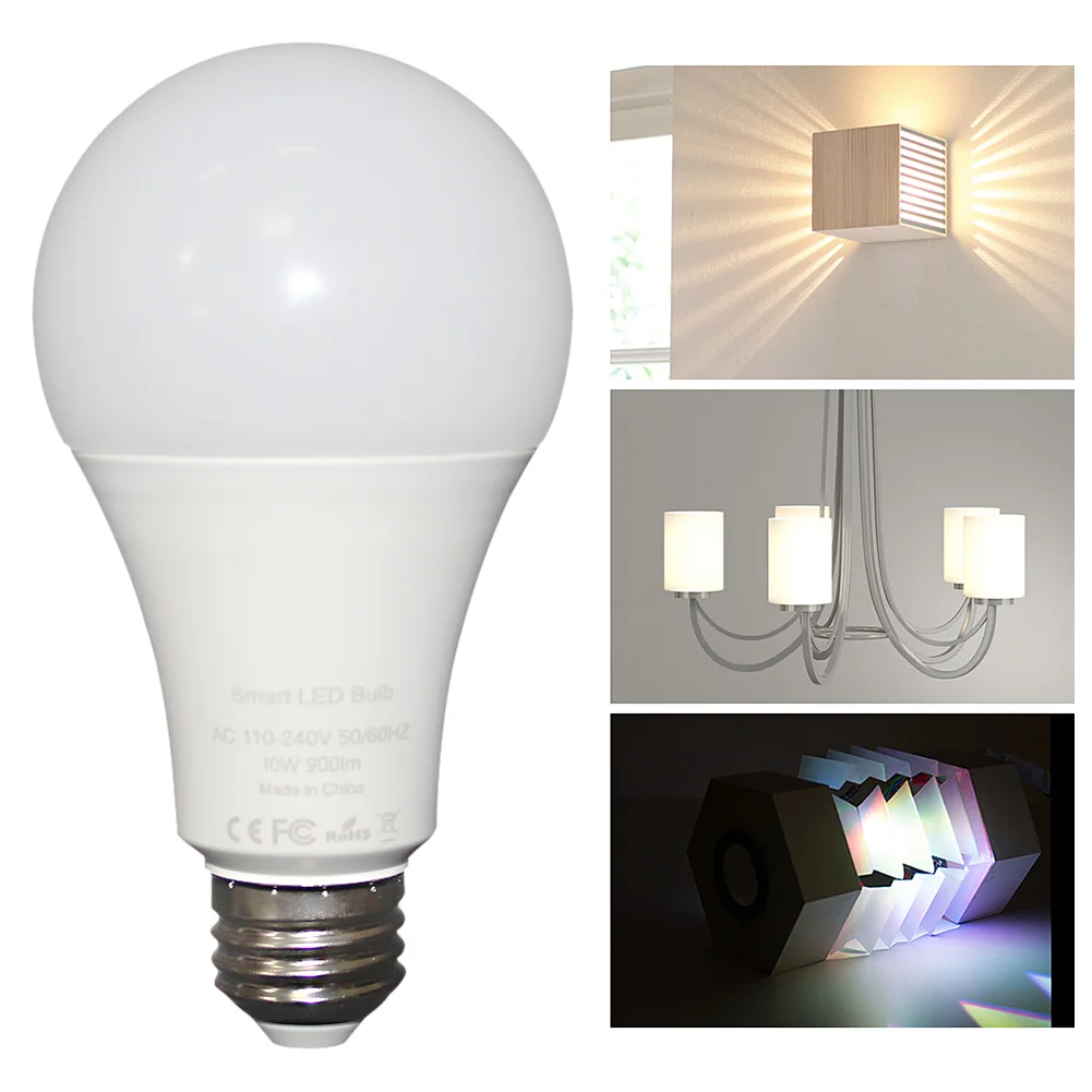 

APP Control RGBW Led WiFi Lamp Home Decorative Wake Up Color Changing Dimmable Bar Smart Light Bulb Voice E27 Atmosphere