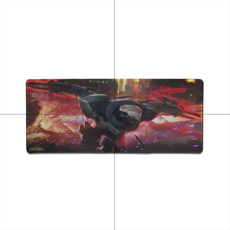 Забавные League of Legends Zed Gaming Keyboard Мышь колодки большой игровой Pad Lockedge коврик для