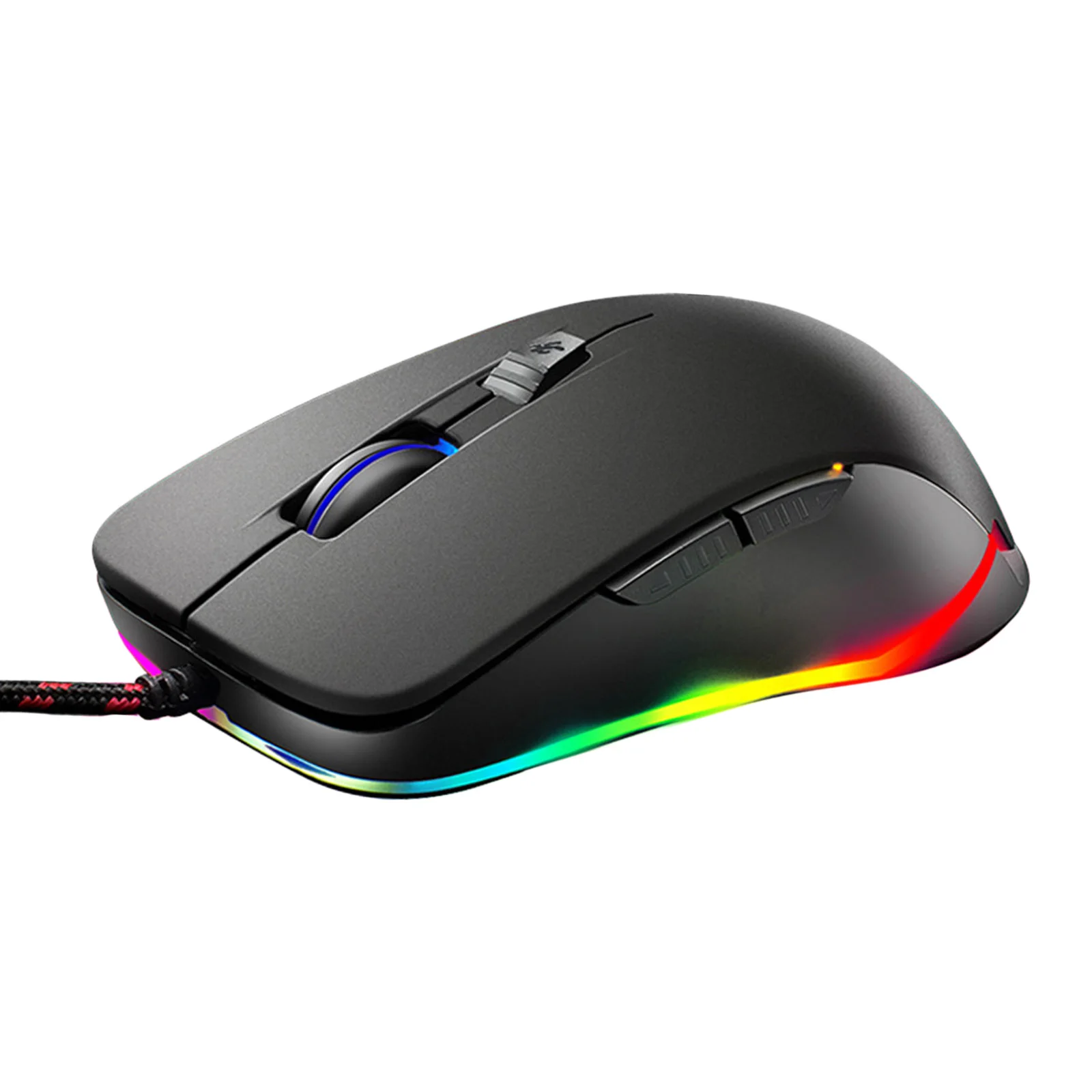 V6 RGB LED Backlit Gaming Mouse 1000/1500/2000/3000/4000 DPI USB Ergonomic Gaming Mouse for Gamers PC Laptop