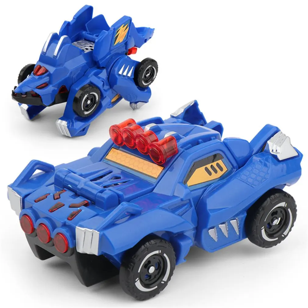 Deformation Dinosaur DIY Kids toys Transformed Car model Cool style Action Deformation Dinosaur For Children Gift