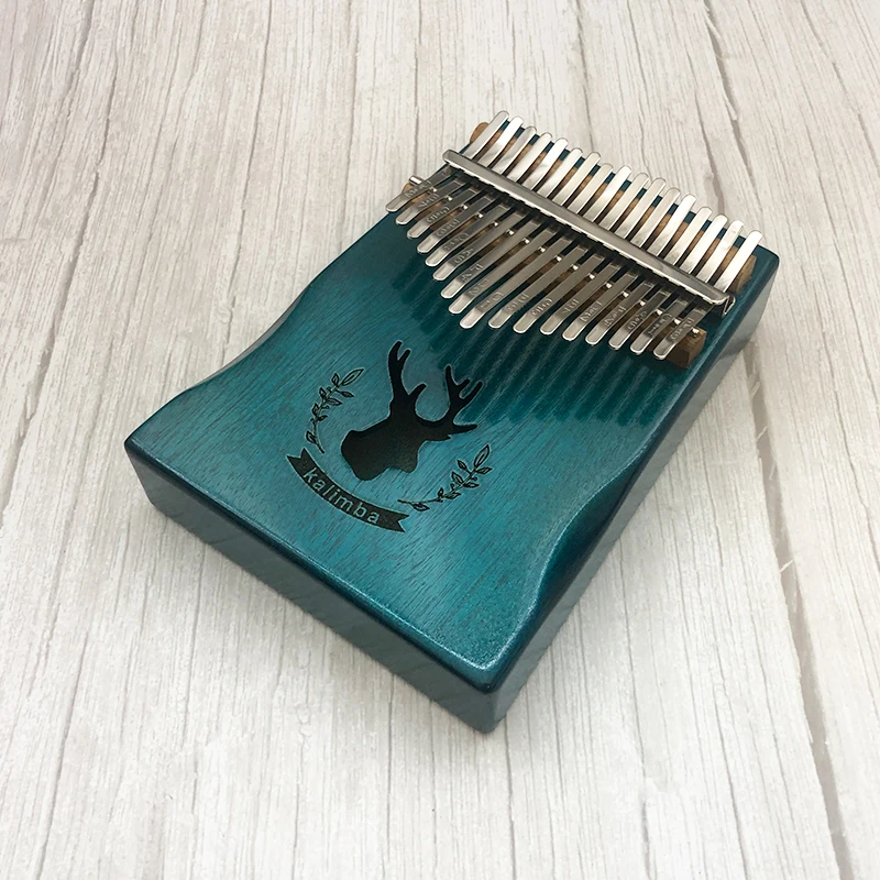 17 клавиш на палец Kalimba Paino Mbira Sanza большой пианино карманный размер поддержка сумка