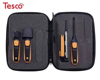 

Testo 0563 0003 Smart Probes VAC Set With Smartphone Operation Measure Air Velocities Humidity Volume Flows Temperatures