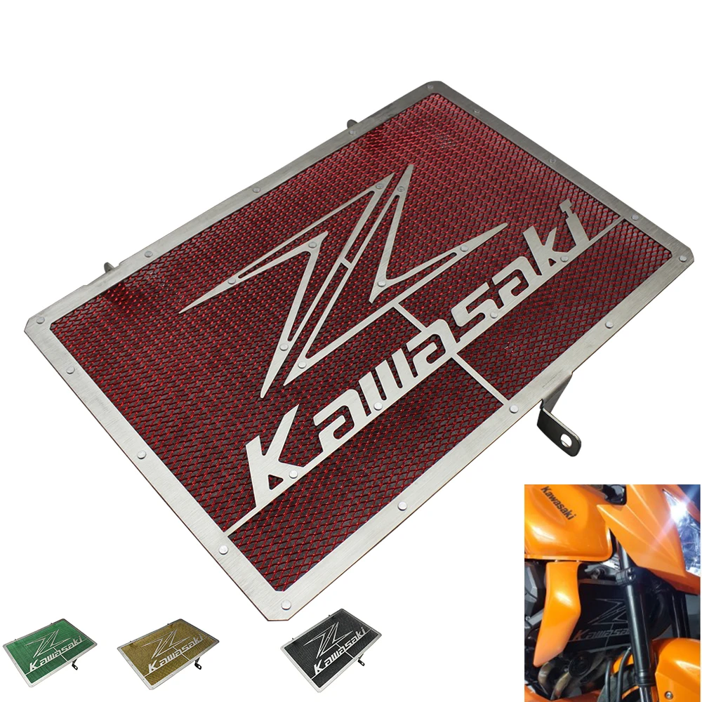 

For Kawasaki Z750 Z1000 Motorcycle Scooter Autocycle Radiator Grille Guard Cover 2007 2008 2009 2010 2011 2012 2013 2014 2015