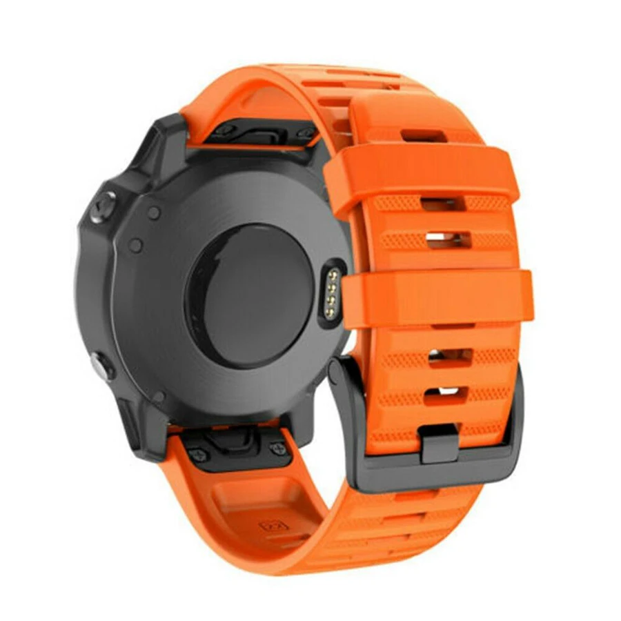 26 22 20 мм ремешок для часов Ремешок для Garmin Fenix 6 6s 6X5 5S 3 3HR D2 S60 gps часы Quick Release силиконовый ремешок Easyfit