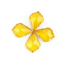 50 мм стеклянный кленовый лист призмы разноцветные хрустальные подвески для люстры Запчасти для подвесное украшение для дома