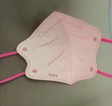 Máscara respiradora FFP2 KN95 para niños y niñas, mascarilla protectora a prueba de polvo, CE, FFP2reutilizable