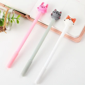 

Hot Sale 0.5mm Creative Cartoon Cat Gel Pen Cute Lovely Student Stationery Office School Supplies