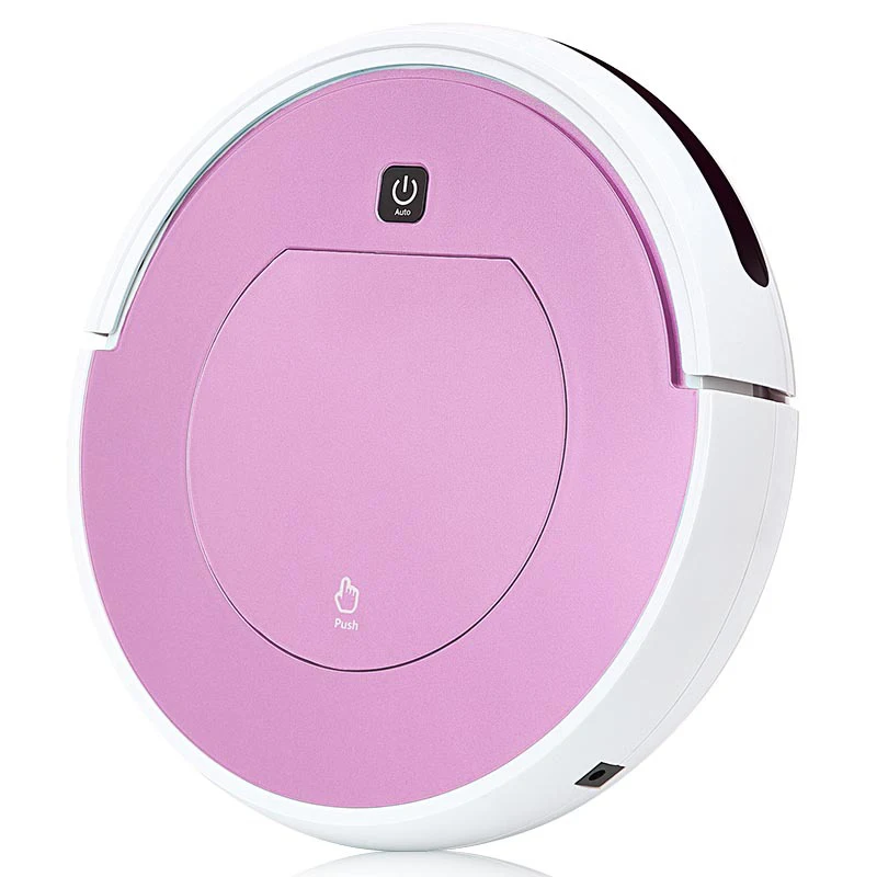 Интеллектуальный подметающий робот пылесос для домашнего фильтра пыль мини робот пылесос техника портативный пылесос - Цвет: Pink