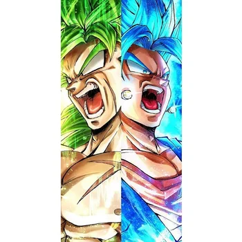 

Dragon Ball Bath Towel Cartoon Super Goku Broli Microfiber Beach Towel Adult Children Sport Drying Travel Towels 70X140cm