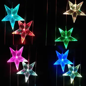 

Fairy Lights Festoon Led String Lights Star Garland Window Curtain Indoor Decoration Halloween Party Wedding Solar Hanging Light