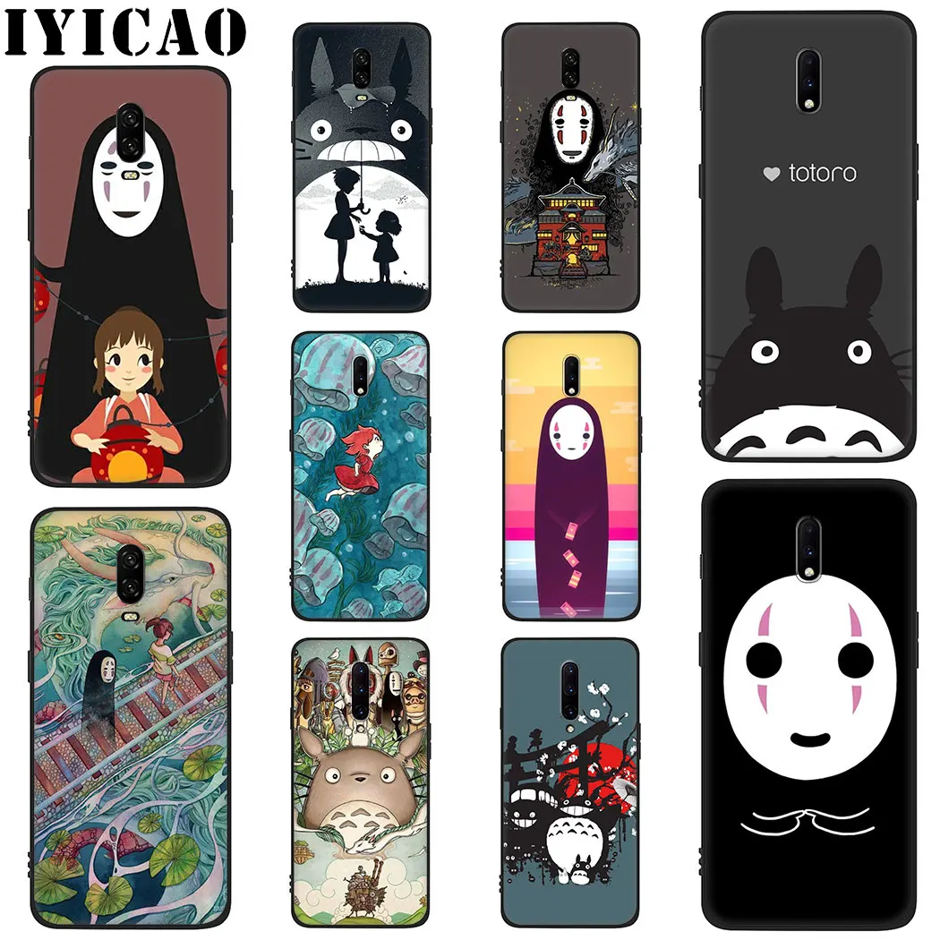 Милый мягкий силиконовый чехол Totoro Chihiro Ghibli Аниме Миядзаки для oneplus 5 5t 6 6t 7 Pro TPU |