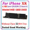 Test Working For iPhone XR X Motherboard With Face ID Unlocked For iPhone XR logic board With Chips IOS MB Support LTE 4G Plate ► Photo 2/2