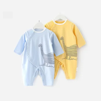 

COBROO Newborn Baby Girl Clothes Rompers Cotton 2020 Summer Cartoon Dinosaur Long Sleeve Baby Boy Costume Jumpsuit