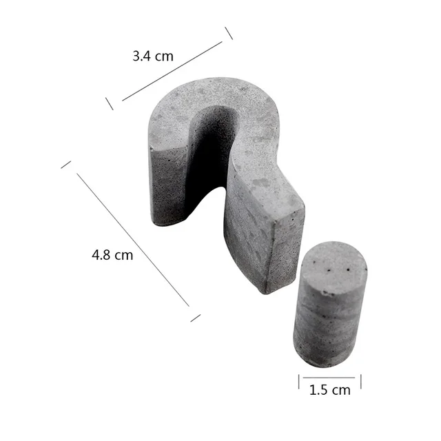 Silicone Cement Mold English Symbols Concrete Stone Wall Handmade Decoration Tool SH0344