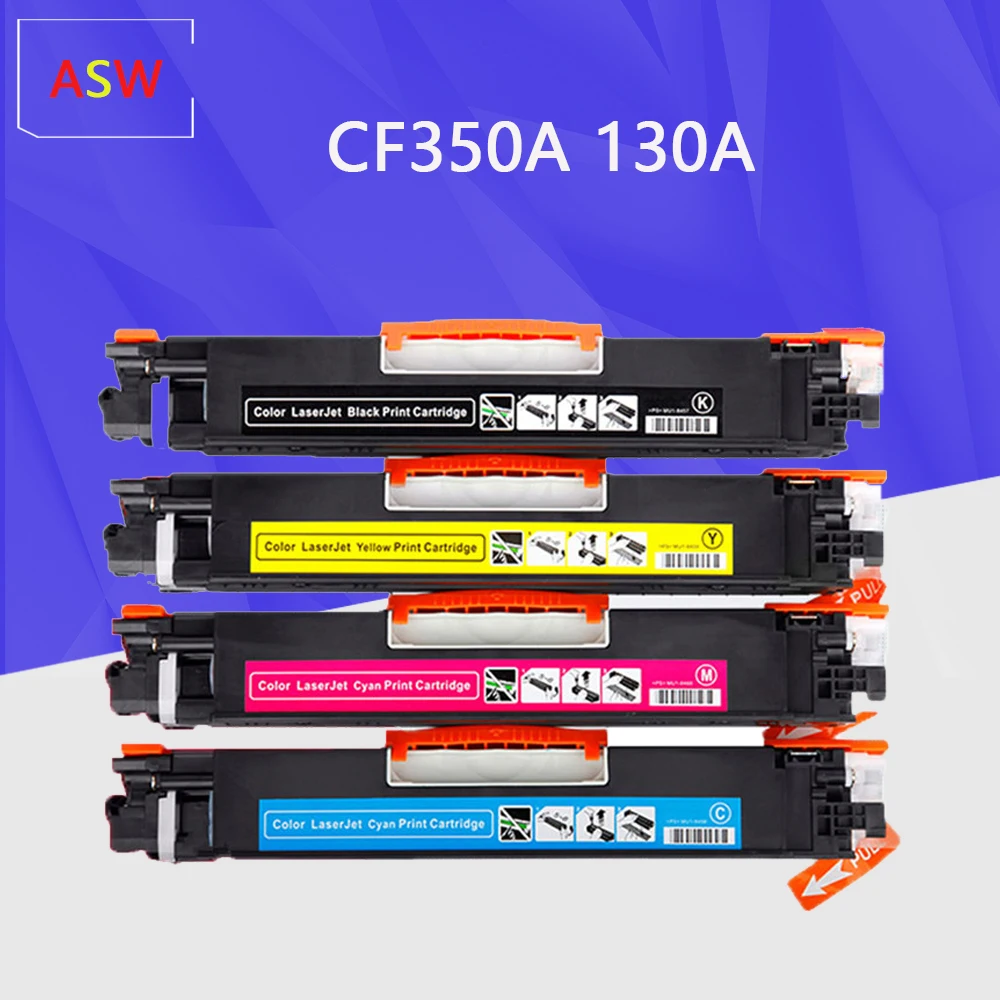 Compatible toner cartridge CF350A CF350 350a CF351A CF352A CF353A 130A for hp LaserJet Pro MFP M176n M176 M177fw M177 | Компьютеры и