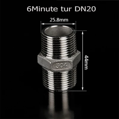 2 шт. 304 нержавеющая сталь литой 1/" 1/2" 3/" 1" соединительная муфта Мужской Женский адаптер редуктора резьбы - Цвет: 4