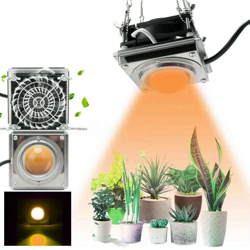 

300W COB LED Grow Light Indoor Phyto Lamp For Plants Full Spectrum Led Growth Lamp Grow Tent Box Lamps For Home Plants Flowers