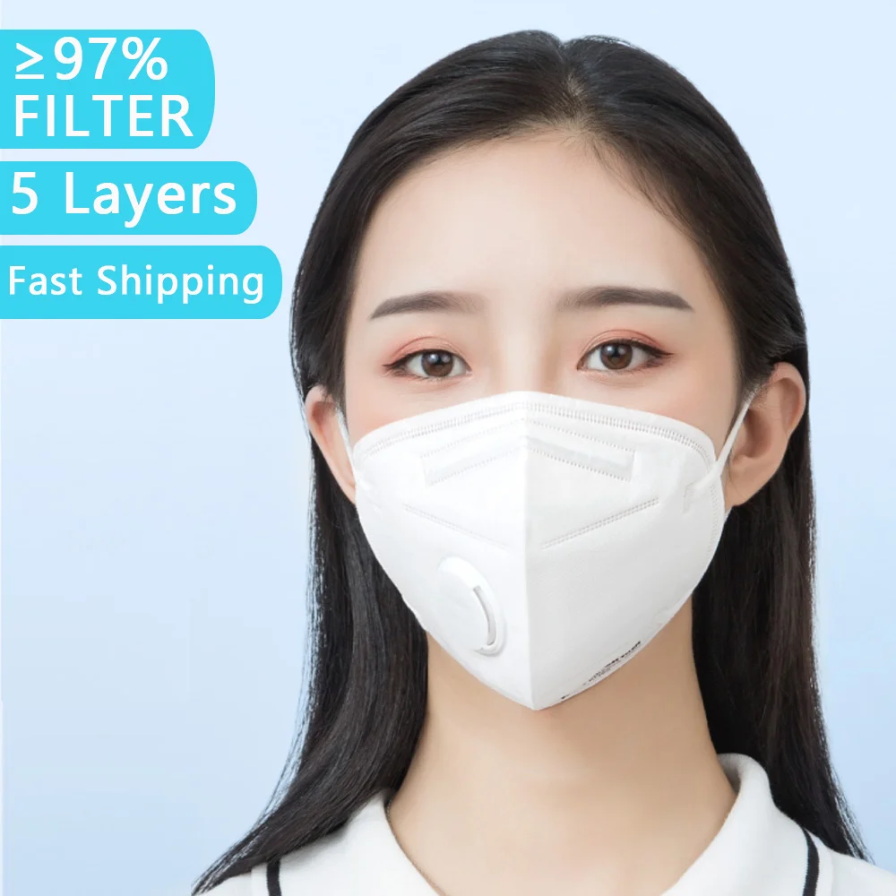 

5-50 pcs Face Mask PM2.5 Anti-fog Strong Protective Mouth Mask