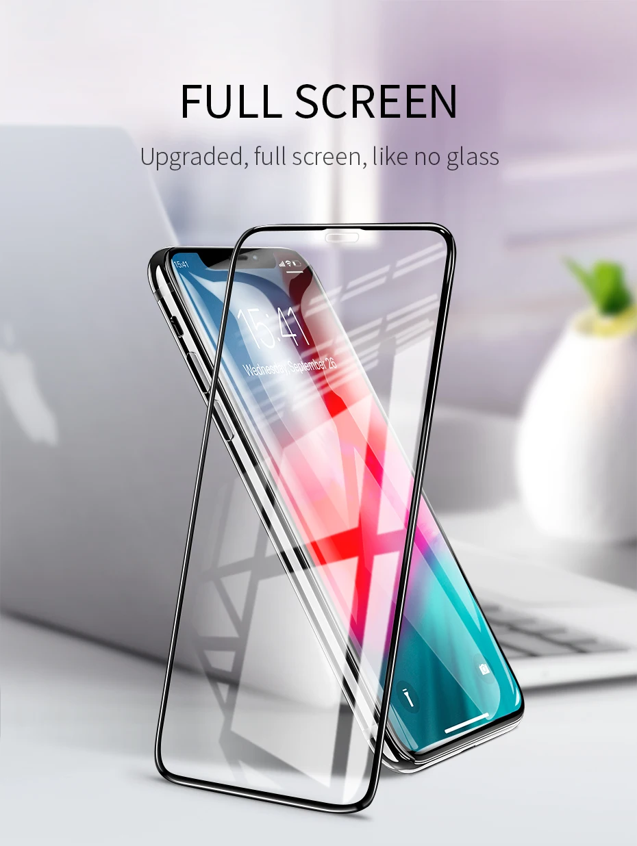 HOCO 3D закаленное стекло для iPhone 11 на iPhone 11 Pro Max закругленные края протектор экрана Защитное стекло для iPhone XR X XS Max
