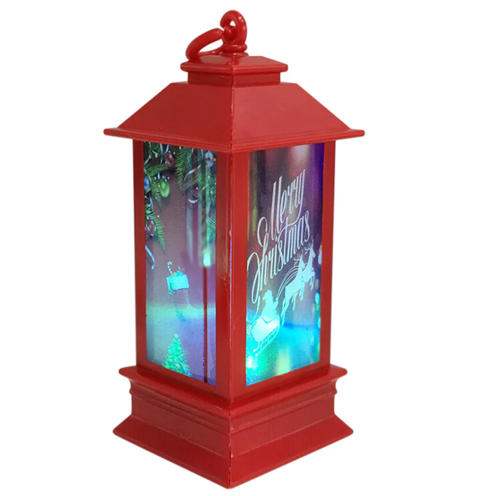 

Christmas Atmospheres Decorative Props Plastic Glowing Night Light house Creative personality accessories