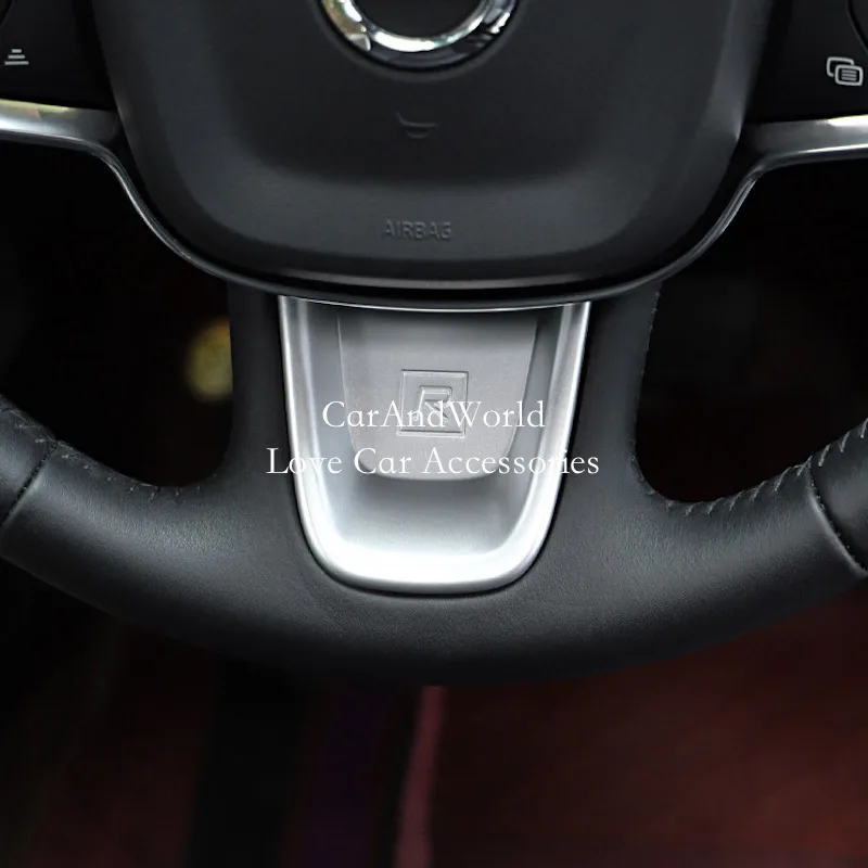 Панель управления на руль для Volvo XC40 2018 2019 защитная накладка наклейка из АБС