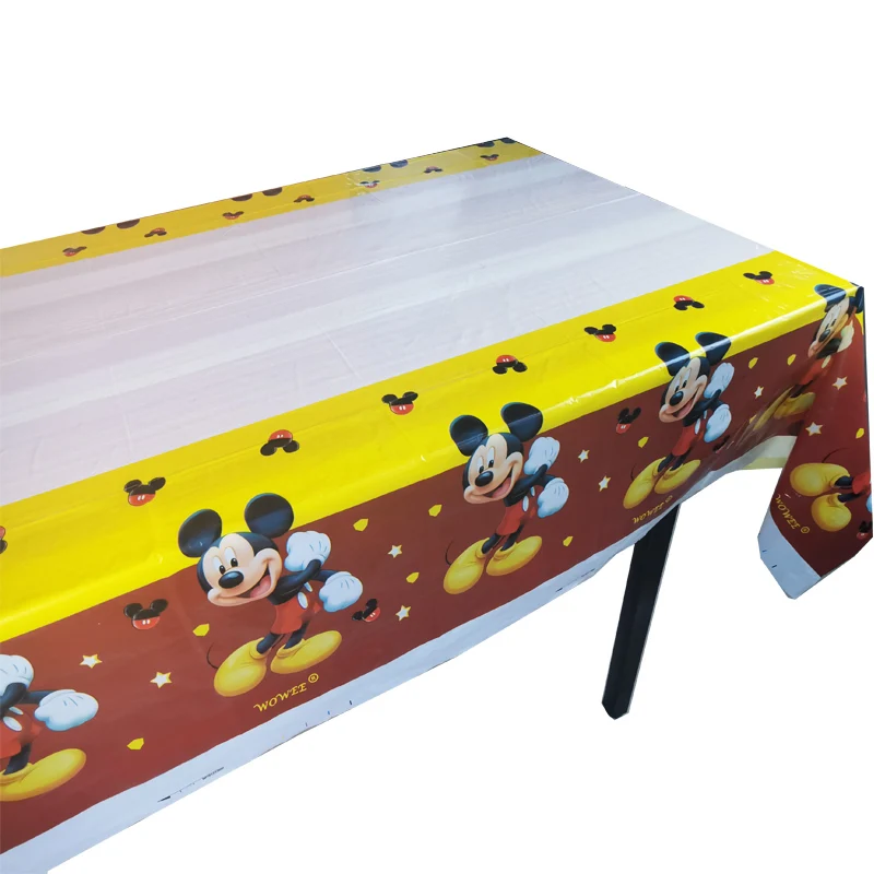 Для 6 детей красные украшения Микки Мауса товары для вечеринки дня рождения