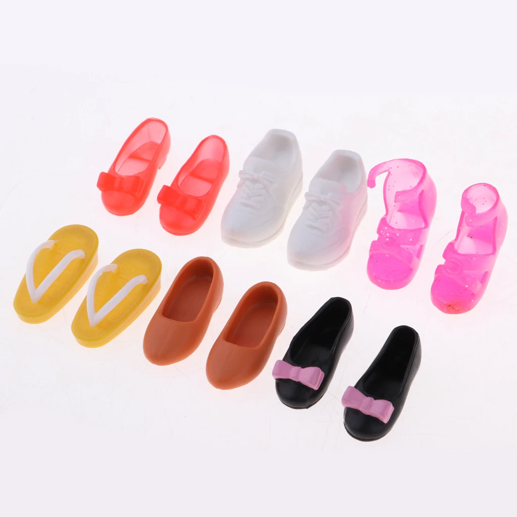 Different Styles Doll Shoes Slippers Sandals High Heels For Blythe 1/6 BJD