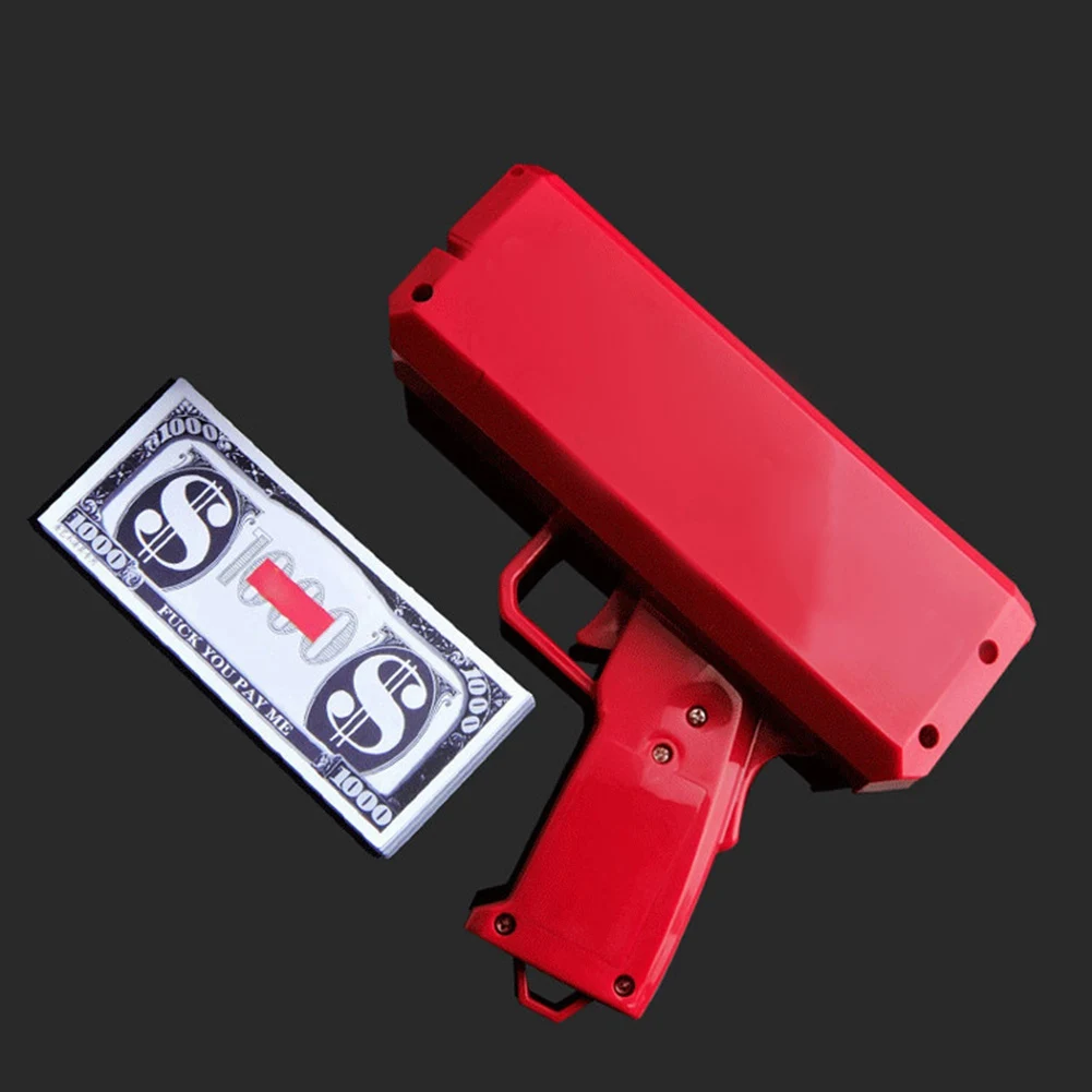 Pokich супер наличный пистолет монетные игрушки пистолет красная розовая игрушка Рождественский подарок вечерние игрушки игра 100 шт наличные