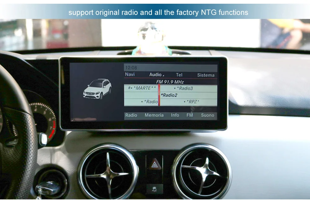 Clearance 4G Ram Android 10.25" Display with GPS Navigation Bluetooth Radio Function for Mercedes Benz GLK X204 2013-2015 Head Unit Screen 4