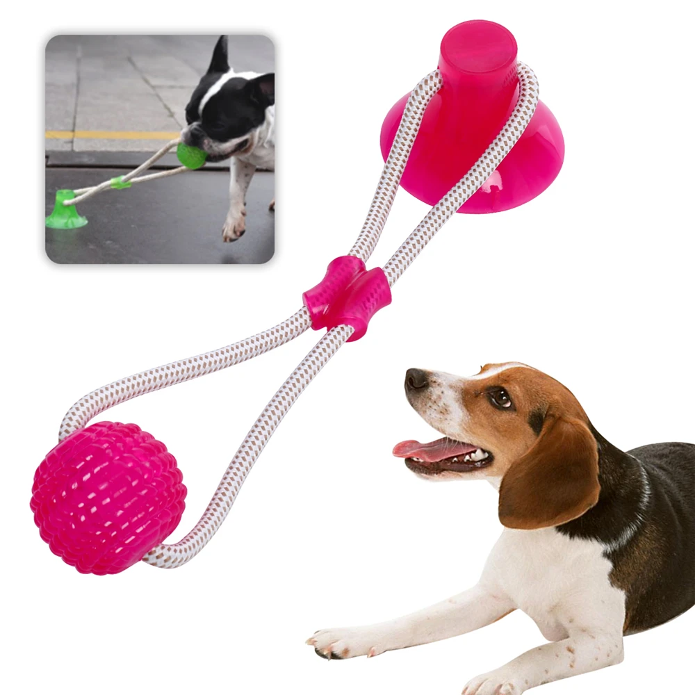 

Dog toys Multifunction Pet Molar Bite Clean Teeth Rubber Chew Ball Safety Elastic Dog Biting Toy dog accessories