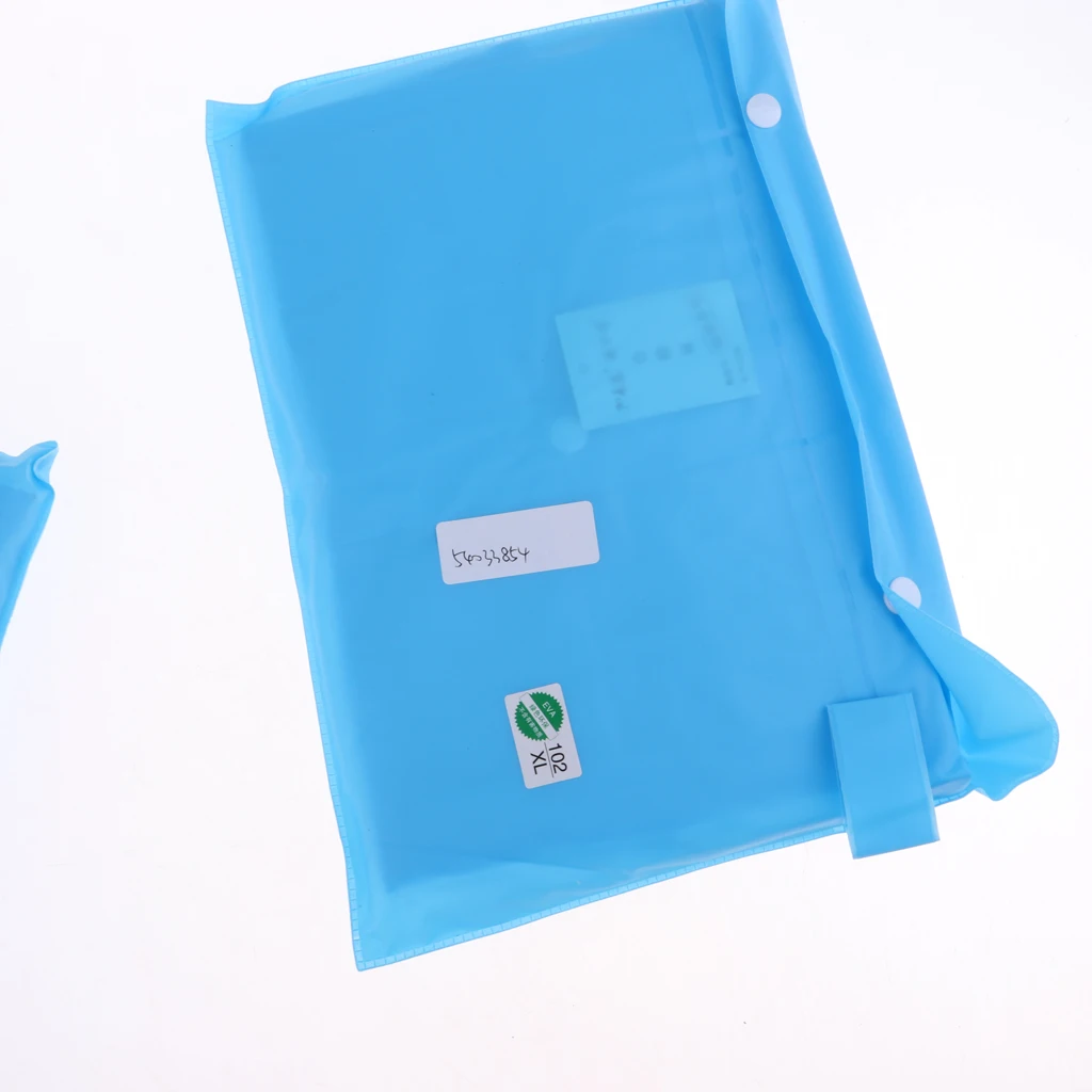 Waterproof Rain Poncho Reusable Adult Raincoat with Hoods & Cap Visor White